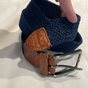 XXL NAVY WOVEN BELT 54” LONG